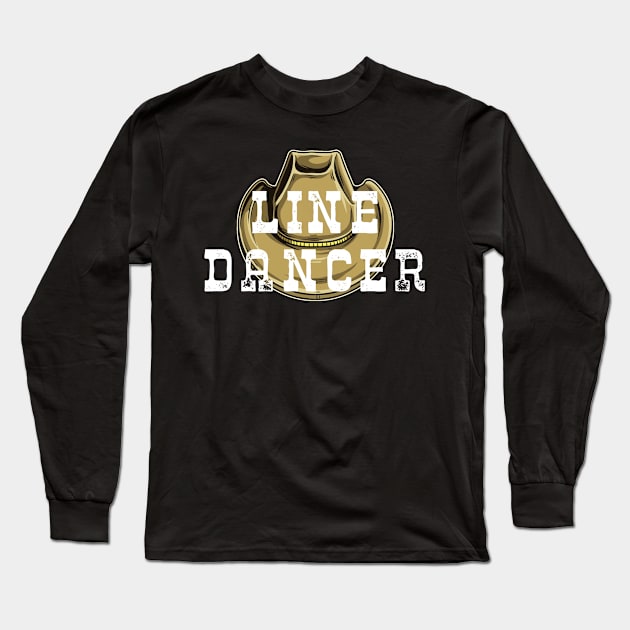 Line Dancer Design Long Sleeve T-Shirt by echopark12